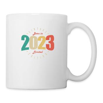 2023 Vintage Retro Jubiläumsgeschenk 2023 - Tasse - Weiß - Rechts