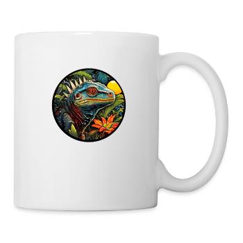 Lézard dans la jungle - Mug blanc - blanc - Droite