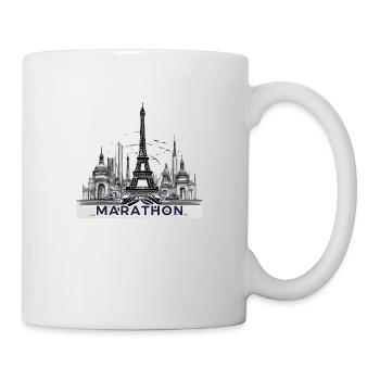 Parisienne Marathon Course - Mug - white - Right