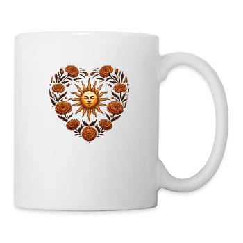 Retro-Sonnenschein - Tasse - Weiß - Rechts