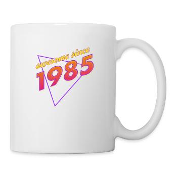Rétro - Awesome since 1985 - Mug blanc - blanc - Droite