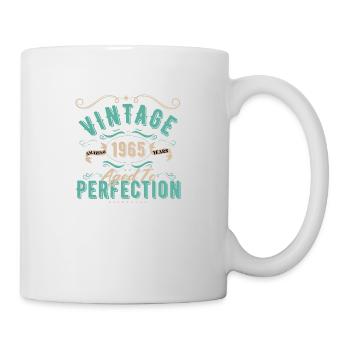 Jahrgang 1965 - 1965 Geburtstagsgeschenk - Tasse - Weiß - Rechts