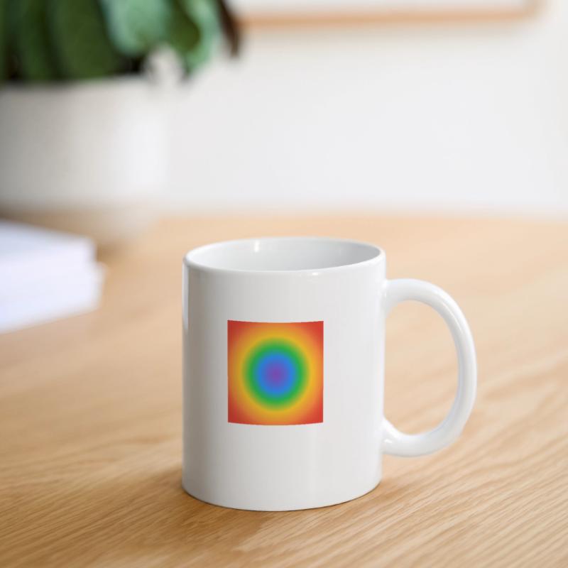 Rainbow Circle Gradient Colors Pride Merch Mug