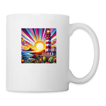 Gato Loco Mystic Lighthouse Leuchtturm - Tasse - Weiß - Rechts