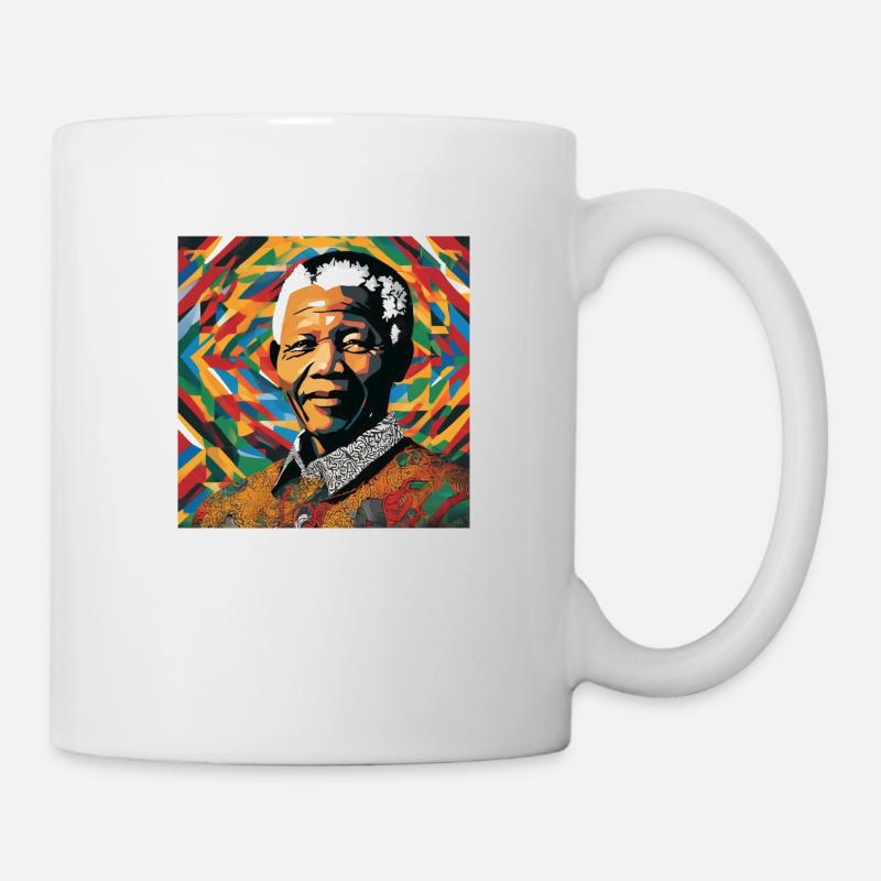 L'Héritage de Mandela : Un Legacy en Couleurs - Mug blanc - blanc