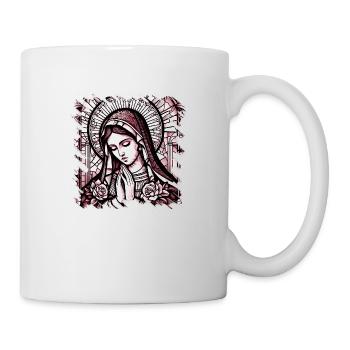 Jungfrau Maria Jesus Bibel christliche Religion christlich - Tasse - Weiß - Rechts