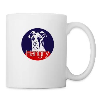 Hangry Deutsche Dogge - Ein hungriger Hundstag Däne - Tasse - Weiß - Rechts