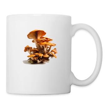 Champignons, pays des merveilles dans les sous-bois - Mug blanc - blanc - Droite