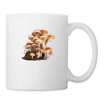 Les champignons sont importants sur le plan écologique - Mug blanc - blanc - Droite