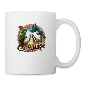Merveilles des Mayas - Mug blanc - blanc - Droite