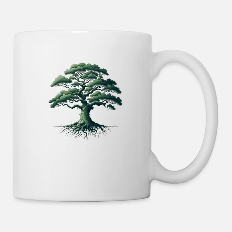 Baum - Tasse - Weiß