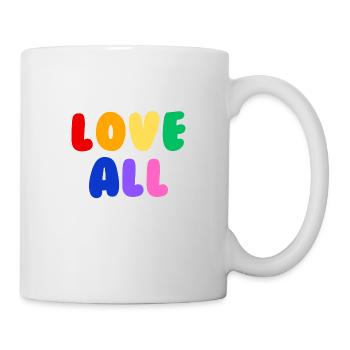 Love all Pride - Mug - white - Right