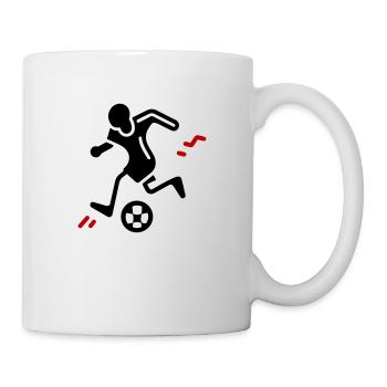 Joueur de football Joueur de football - Mug blanc - blanc - Droite