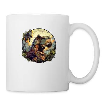 Dino Safari - Tasse - Weiß - Rechts