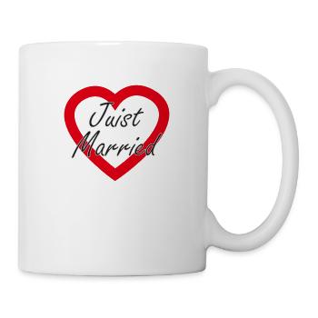 Juist Married Herz - Tasse - Weiß - Rechts