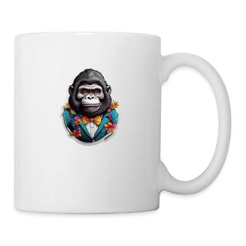 Funny Comic Gorilla - Mug - white - Right