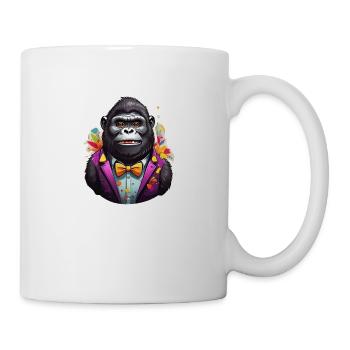 Funny Comic Gorilla - Mug - white - Right