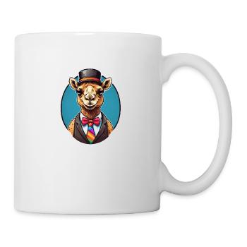 Lustiges Comic Kamel - Tasse - Weiß - Rechts