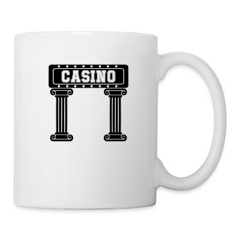 casino vegas säule - Tasse - Weiß - Rechts