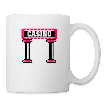 casino vegas säule - Tasse - Weiß - Rechts