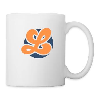 Lettre l orange sport - Mug blanc - blanc - Droite