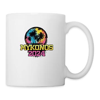 Mykonos 2024 Travel Holidays - Mug - white - Right