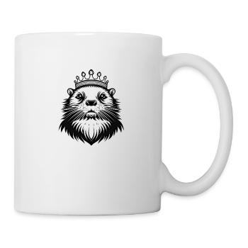 Noir et blanc Aqua King - Mug blanc - blanc - Droite