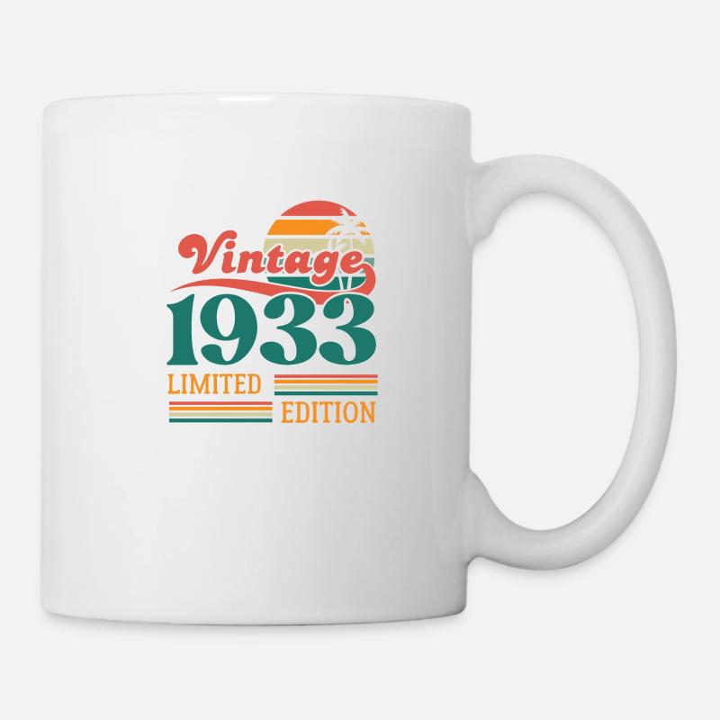 Vintage 1933 édition limitée - Mug blanc - blanc