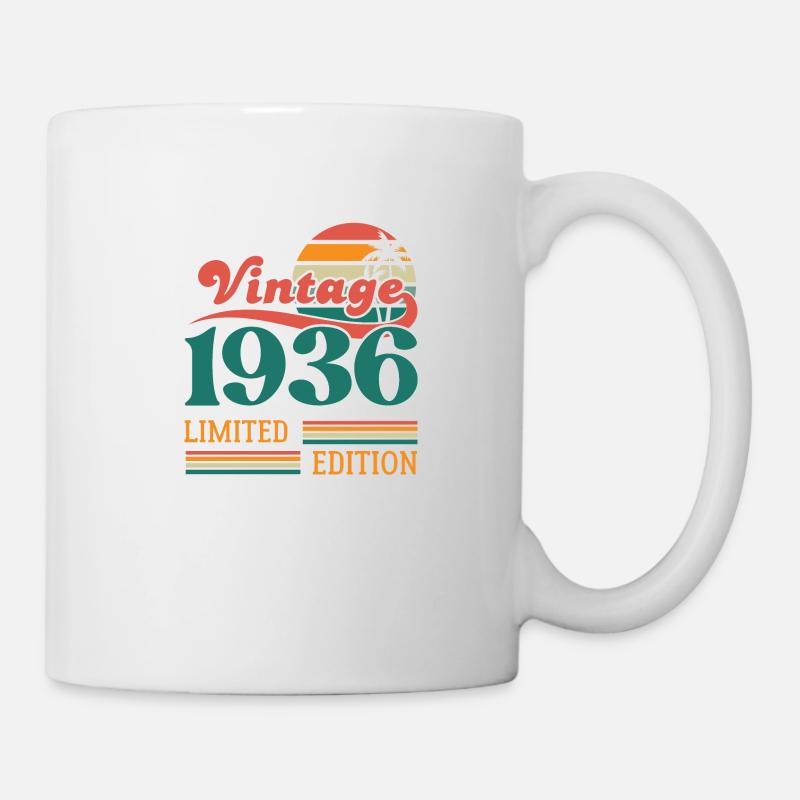 Vintage 1936 édition limitée - Mug blanc - blanc