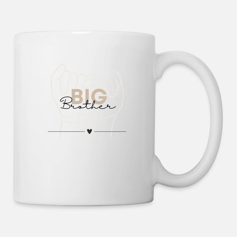 Big Brother - Conception de frères et sœurs - Mug blanc - blanc