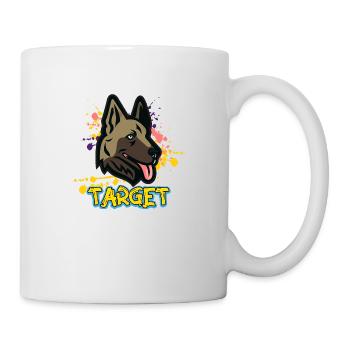 Dog - focus - Mug - white - Right