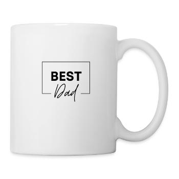 Meilleur design pour papa / papa - Mug blanc - blanc - Droite