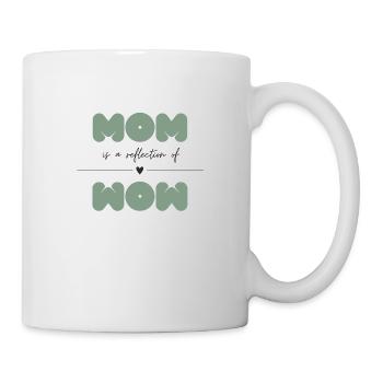 Beste Mom / Mama Design - Tasse - Weiß - Rechts