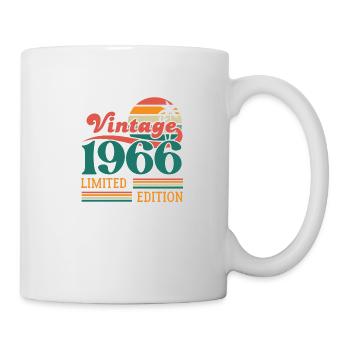 Jahrgang 1966 Limitierte Auflage - Tasse - Weiß - Rechts