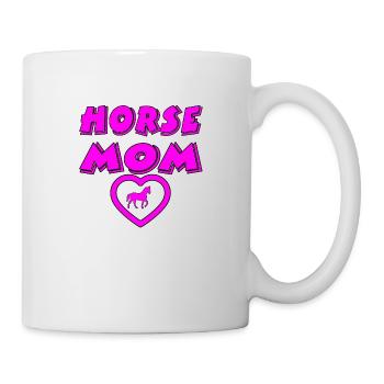 Pferd - Tasse - Weiß - Rechts