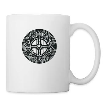 Ancient Viking Symbols Celtic Gaelic Version 3 - Mug - white - Right