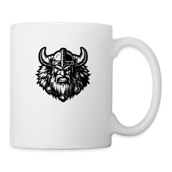 Mächtiger Wikingerkrieger Version 5 - Tasse - Weiß - Rechts