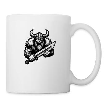 Mächtiger Wikingerkrieger Version 3 - Tasse - Weiß - Rechts