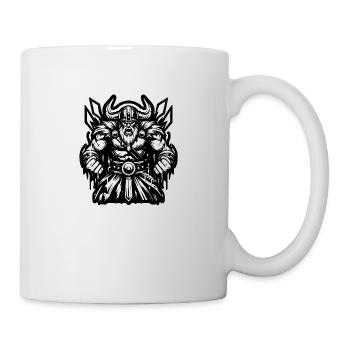 Mächtiger Wikingerkrieger Version 2 - Tasse - Weiß - Rechts