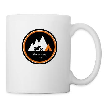 ride eat sleep repeat - Explorer - Mug - white - Right