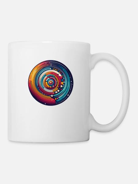 Psychedelic Planets - Mug - white