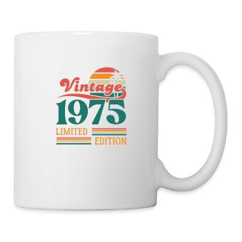 Vintage 1975 édition limitée - Mug blanc - blanc - Droite