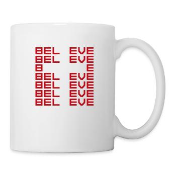 Believe Cross Jesus Christ Faith Christian Lover - Mug - white - Right