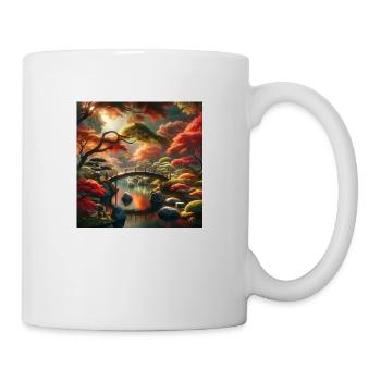 Japan Vintage Garden Fall - Mug - white - Right