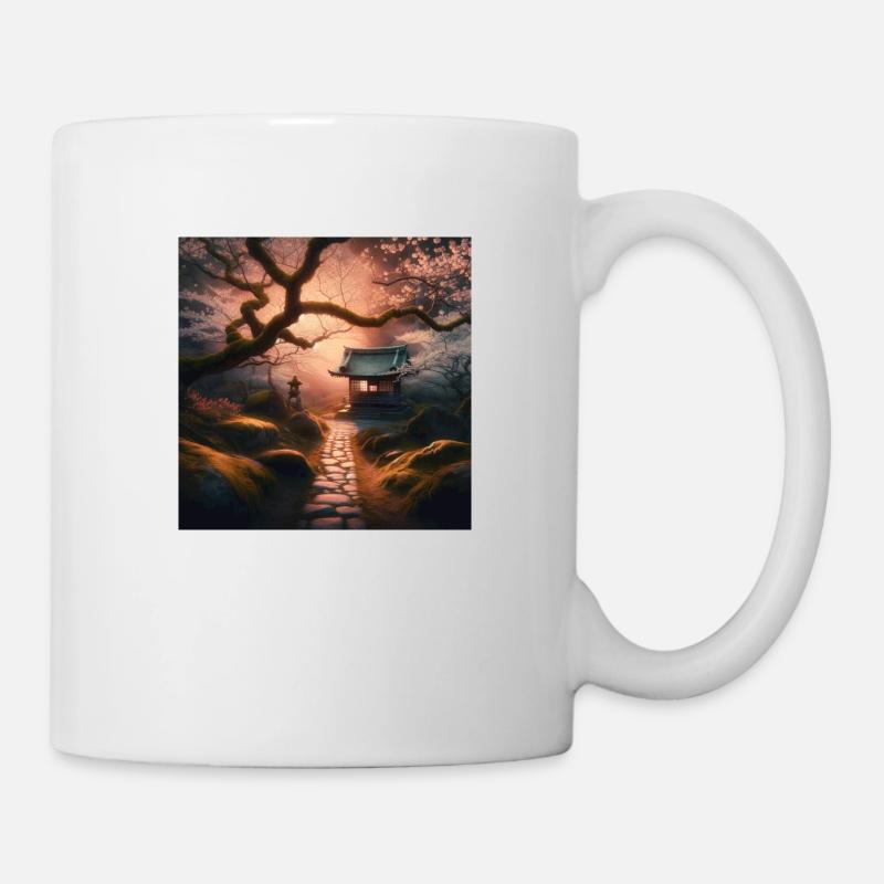 Japon Vintage Moss Stone Path - Mug blanc - blanc
