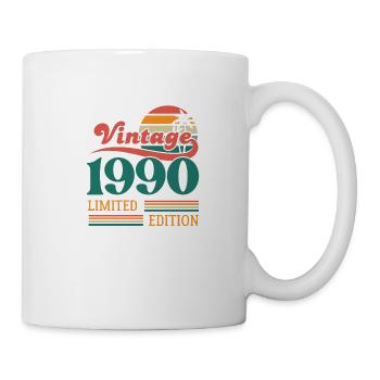 Vintage, 1990er Jahre, limitierte Auflage - Tasse - Weiß - Rechts