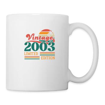 Vintage 2003 édition limitée - Mug blanc - blanc - Droite