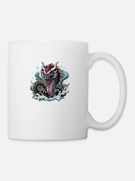 chinese dragon - Tasse - Weiß