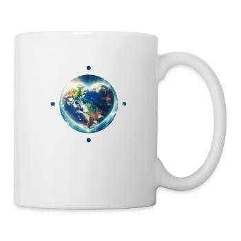 Tag der Erde, Umwelttag, Reduzierung, Wiederverwendung, Recycling - Tasse - Weiß - Rechts
