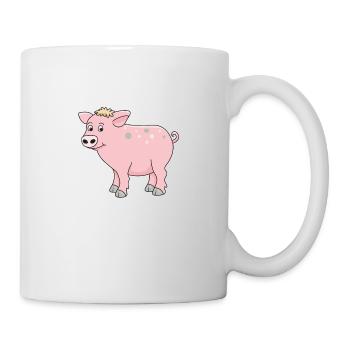 cochon drôle - Mug blanc - blanc - Droite